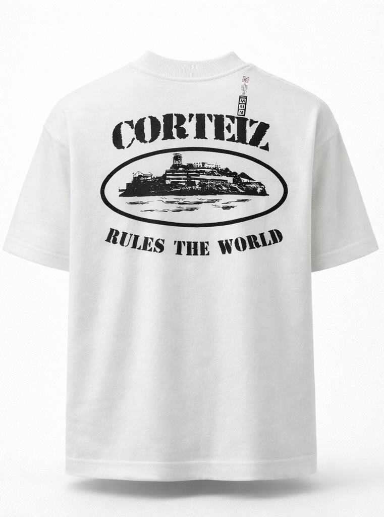 Camiseta oversized Corteiz off white