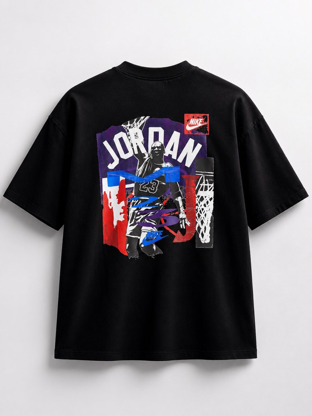 Camiseta Oversized Jordan Court Legacy Preta 