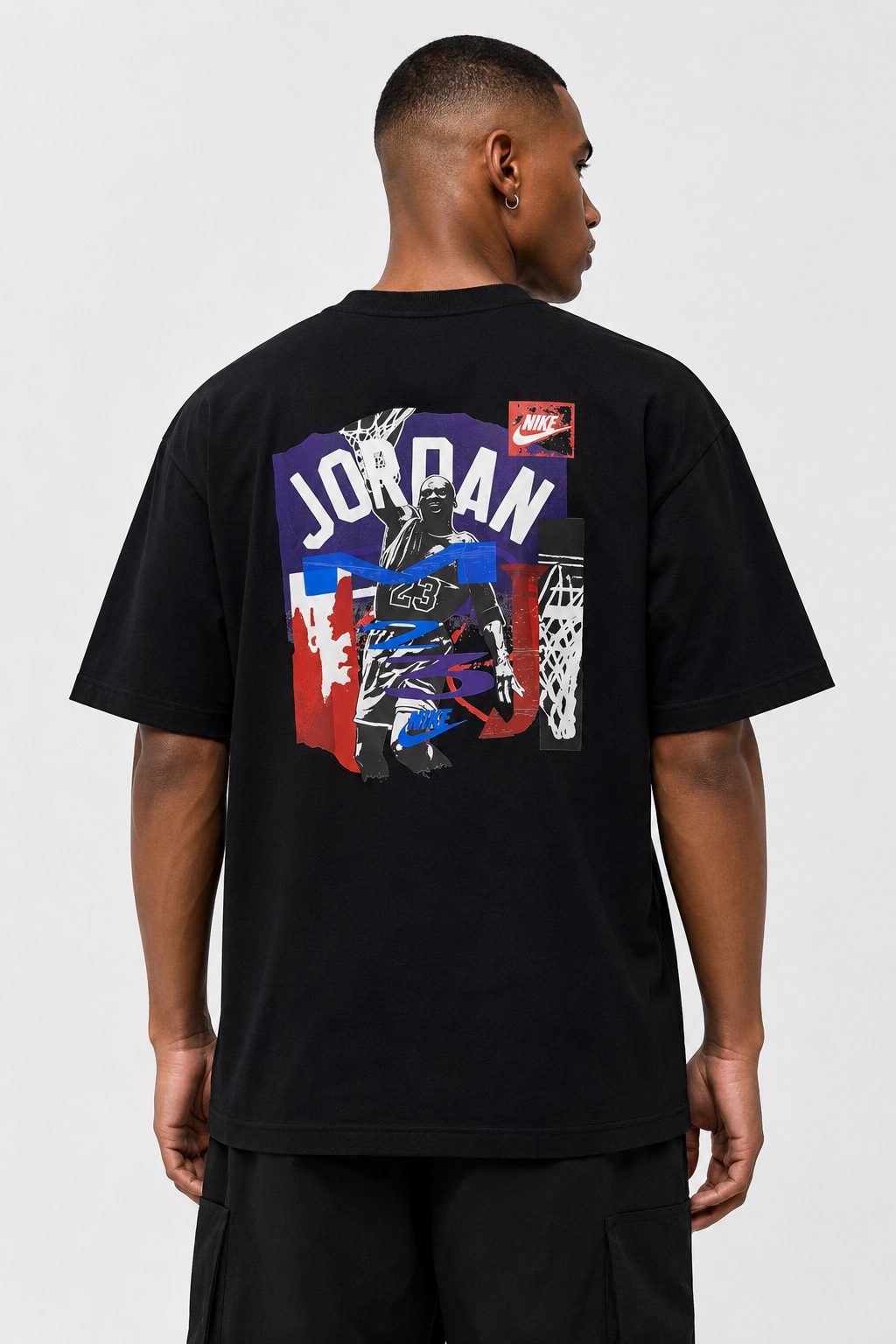 Camiseta Oversized Jordan Court Legacy Preta  — foto 2