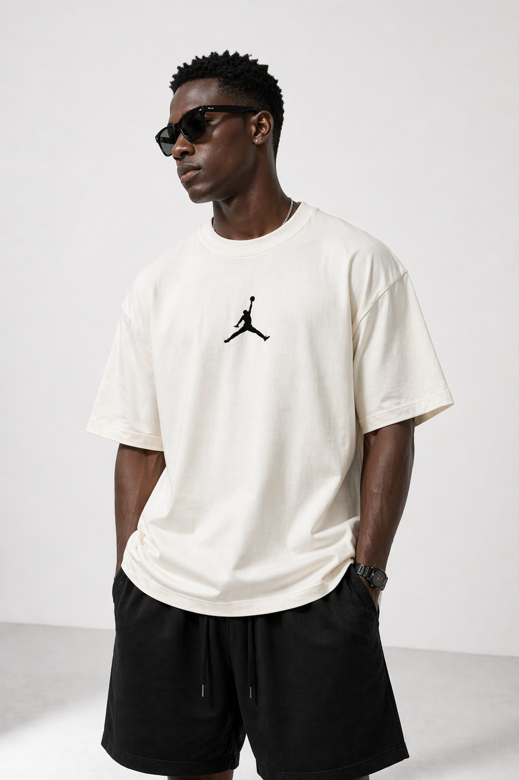 Camiseta oversized MJ off white  — foto 4