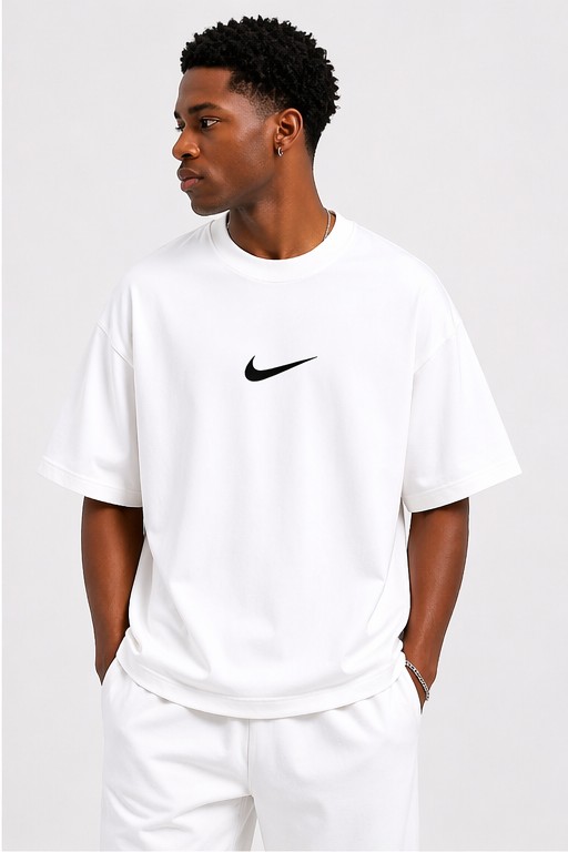 Camiseta oversized Nike just do it branca  — foto 4