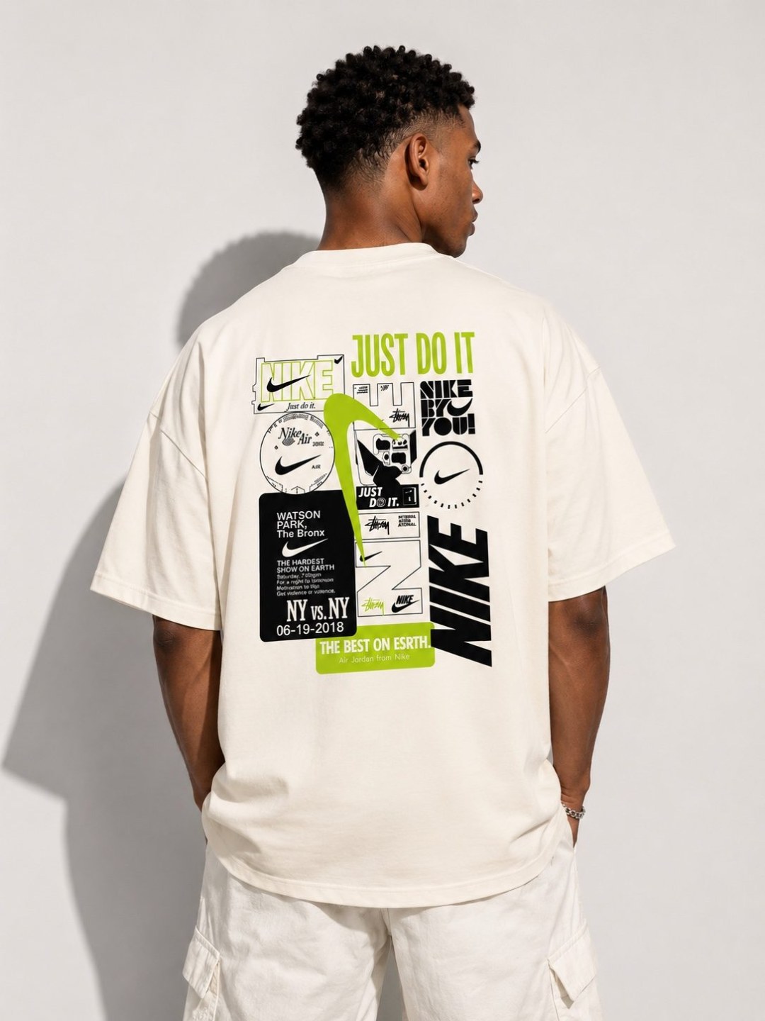 Camiseta Oversized urban vision Off White  — foto 2