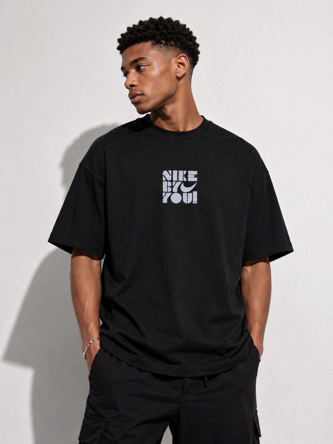 Camiseta oversized urban vision preta  — foto 4