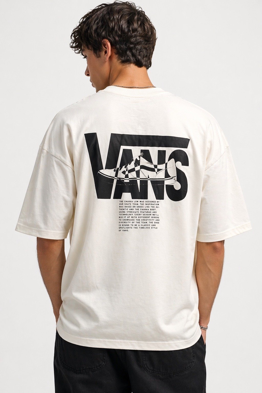 Camiseta oversized Vans off white — foto 2