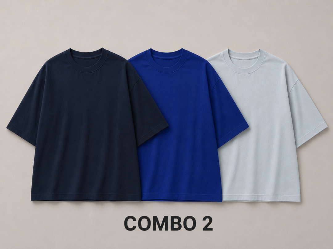 Combo 3 camisetas oversized tamanho M — foto 2