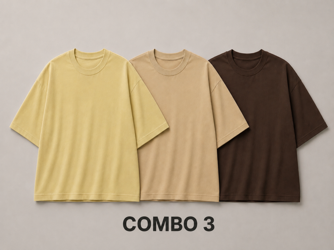 Combo 3 camisetas oversized tamanho M — foto 3
