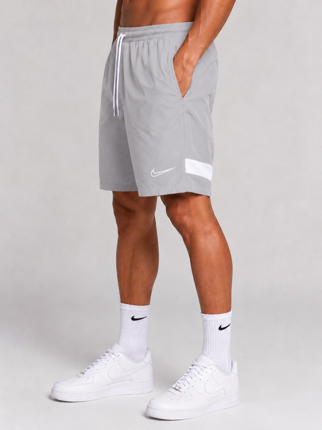 Short elastano Nike academy cinza  — foto 2