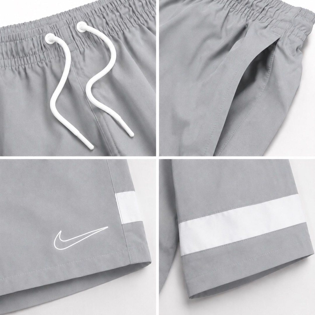 Short elastano Nike academy cinza  — foto 4