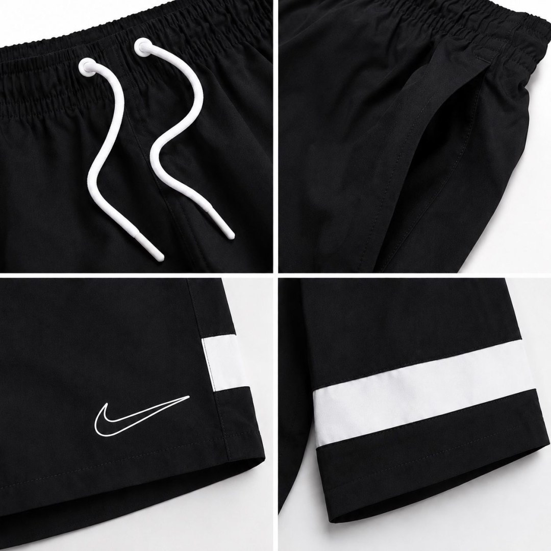 Short elastano Nike academy preto  — foto 4