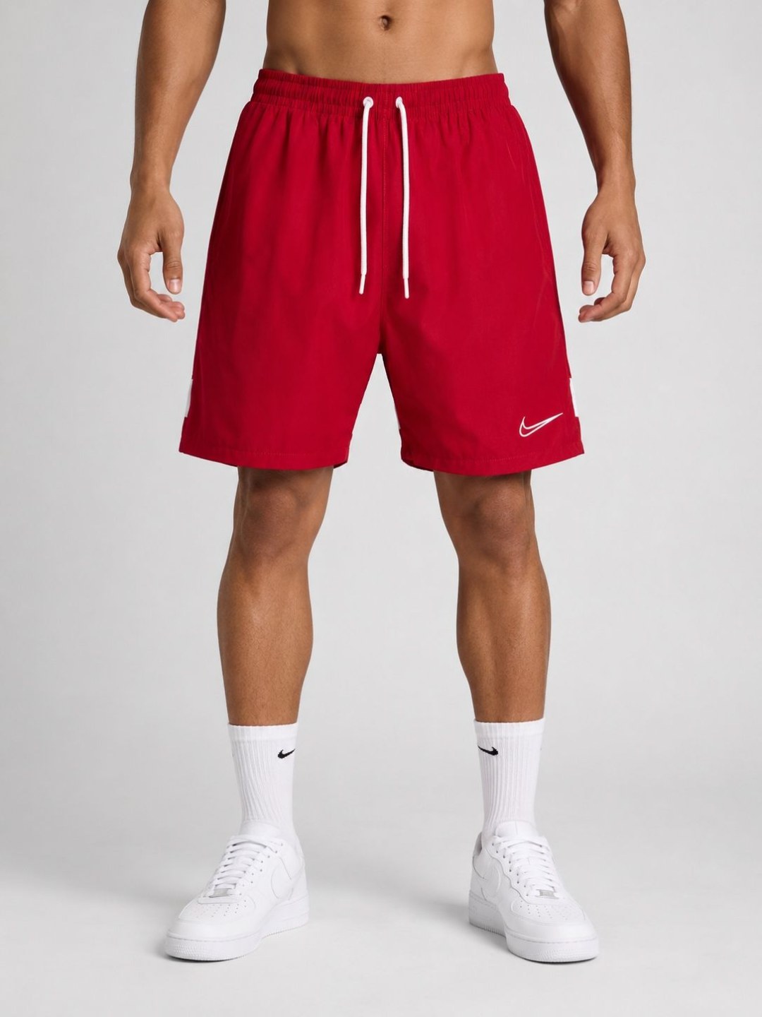 Short elastano Nike academy vermelho 