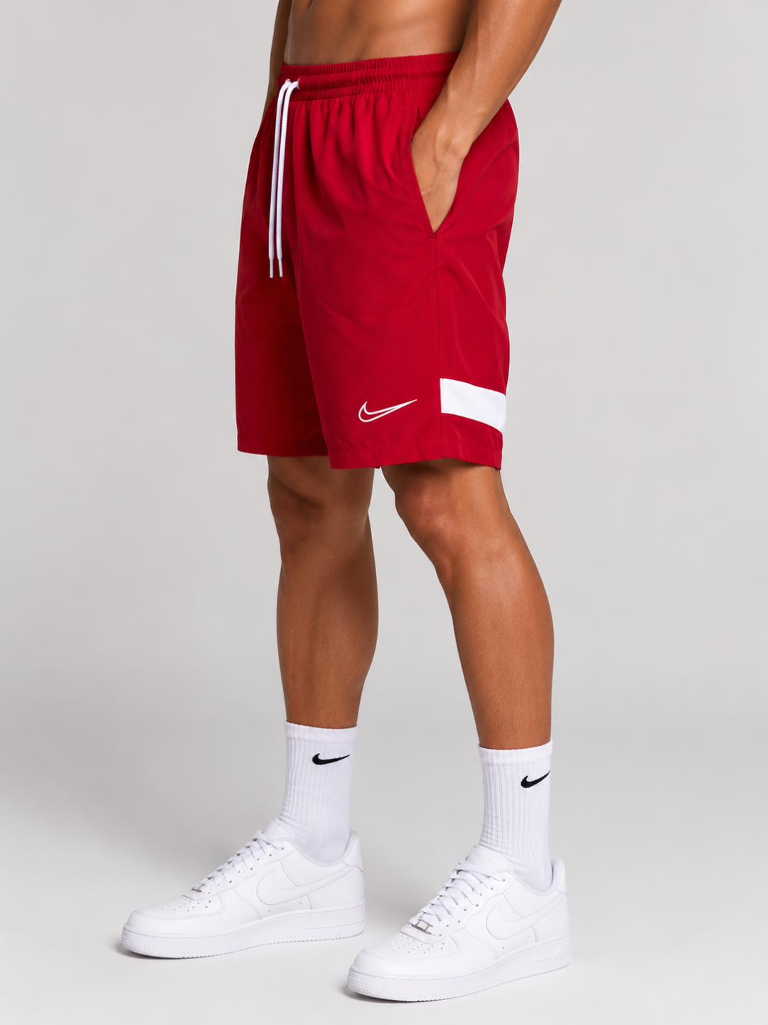 Short elastano Nike academy vermelho  — foto 2