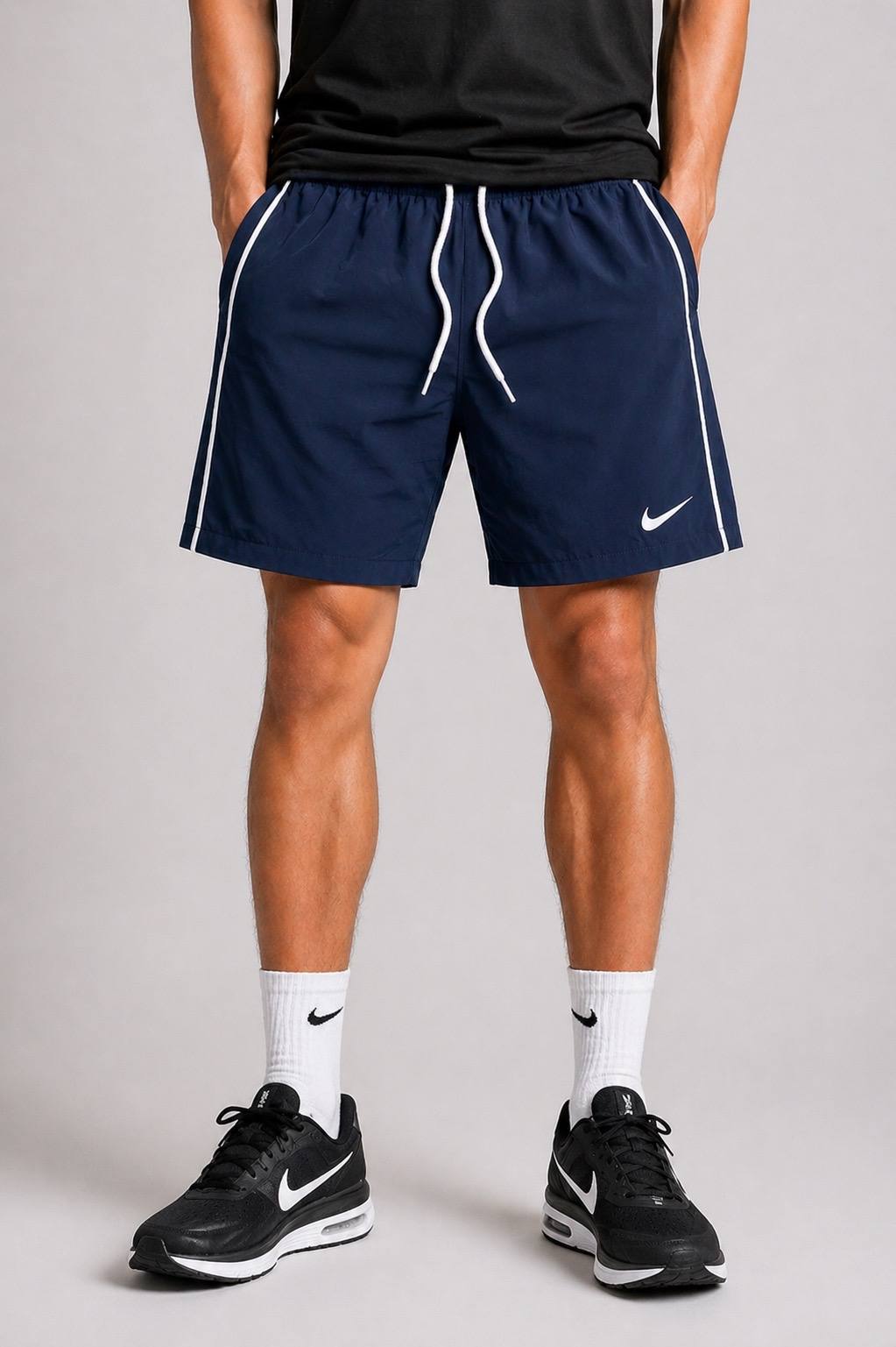 Short elastano Nike azul marinho  — foto 2