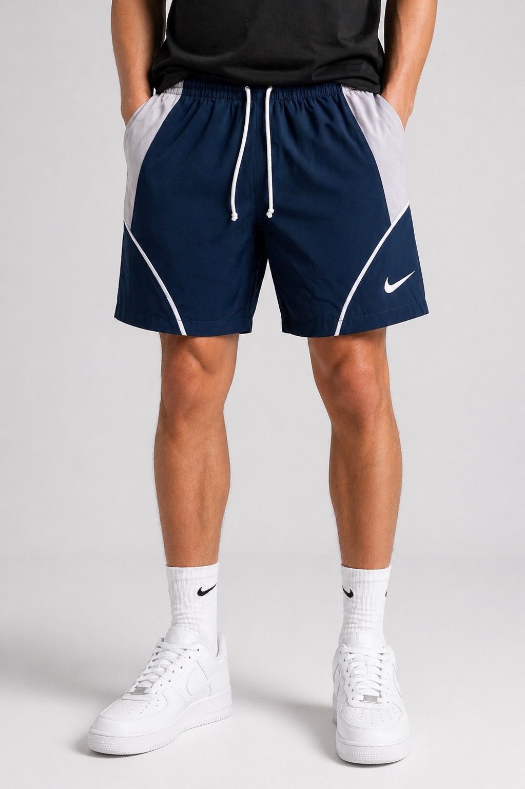 Short elastano Nike recorte azul marinho  — foto 2